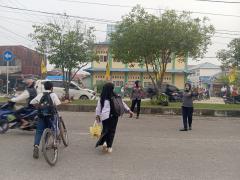 Jaga Kelancaran Jalan Saat Kabut Asap, Dishub Dumai Imbau Pengendara Waspada